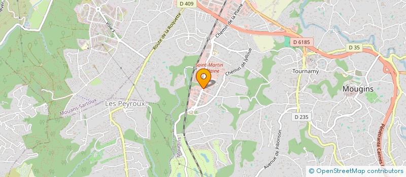 localisation de l'entreprise SAS MERISIER à MOUGINS