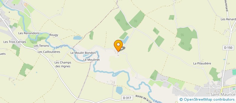 localisation de l'entreprise SAS MERLIN à SAINT-MAURICE-SUR-AVEYRON