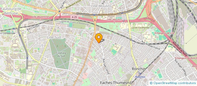 localisation de l'entreprise SAS MERZOUGUI à LILLE