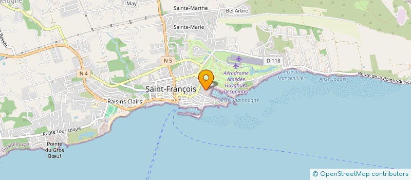 localisation de l'entreprise SAS MESSIEURS PATATE à SAINT-FRANCOIS