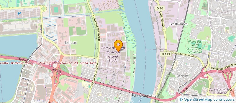 localisation de l'entreprise SAS METALLERIE MEDINA ET FILS à BORDEAUX