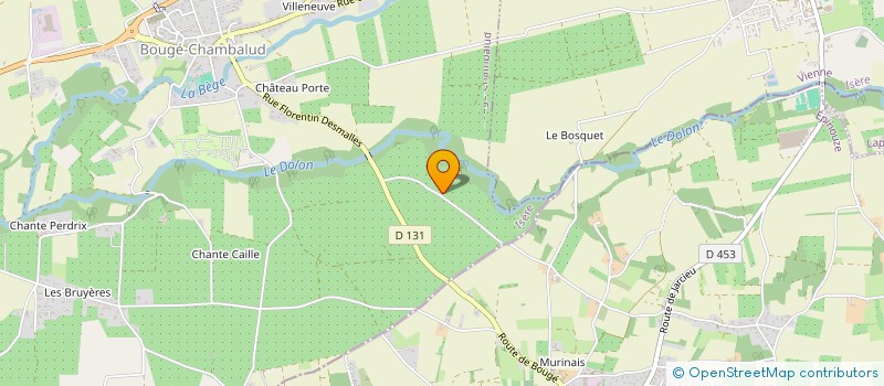 localisation de l'entreprise SAS METHA VAL D'OR à BOUGE-CHAMBALUD