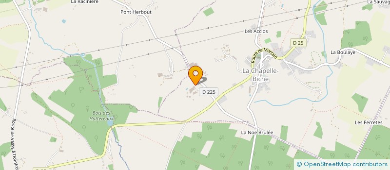 localisation de l'entreprise SAS METHABICHE à LA CHAPELLE-BICHE