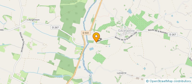 localisation de l'entreprise SAS METHAGAZAUP à GAZAUPOUY