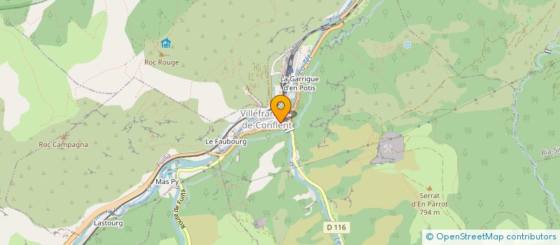 localisation de l'entreprise SAS METIERS D'ART ET SOUVENIRS DE LA CITE à VILLEFRANCHE-DE-CONFLENT