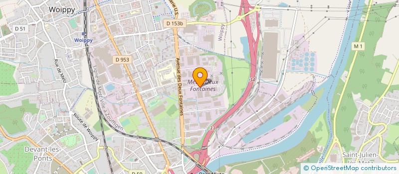 localisation de l'entreprise SAS METZ VEHICULES INDUSTRIELS  METZ