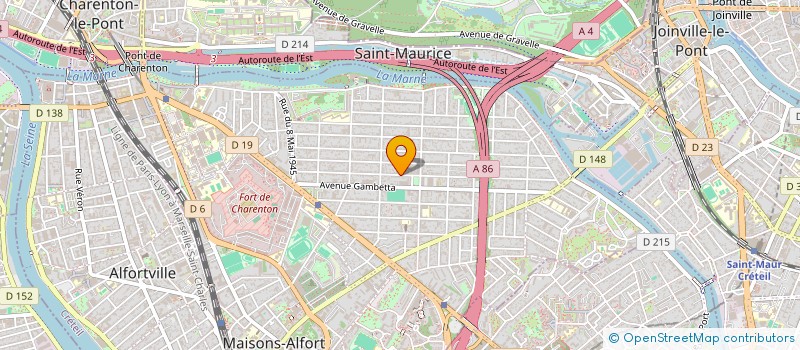 localisation de l'entreprise SAS MF  MAISONS-ALFORT