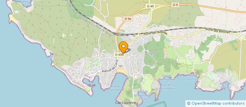 localisation de l'entreprise SAS MF INTERNATIONAL à MARTIGUES