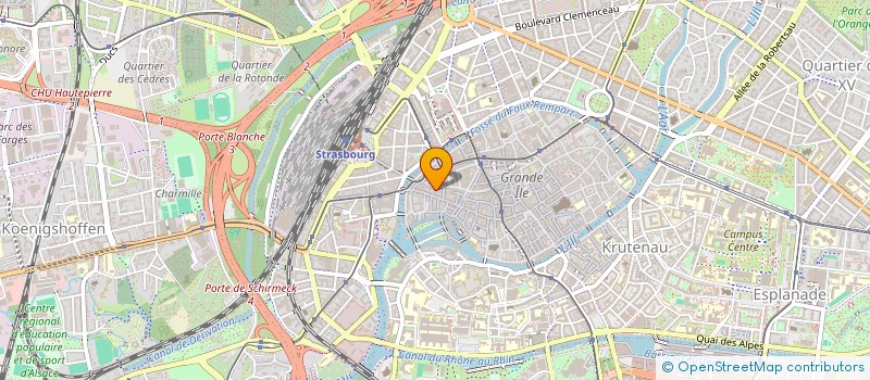 localisation de l'entreprise SAS MFM BRASSERIE à STRASBOURG