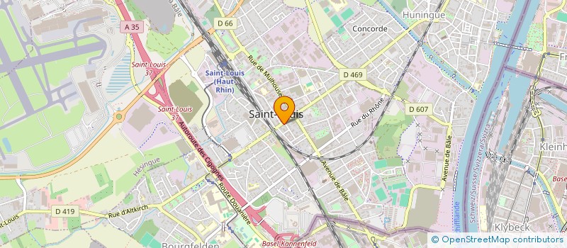 localisation de l'entreprise SAS MG à SAINT-LOUIS