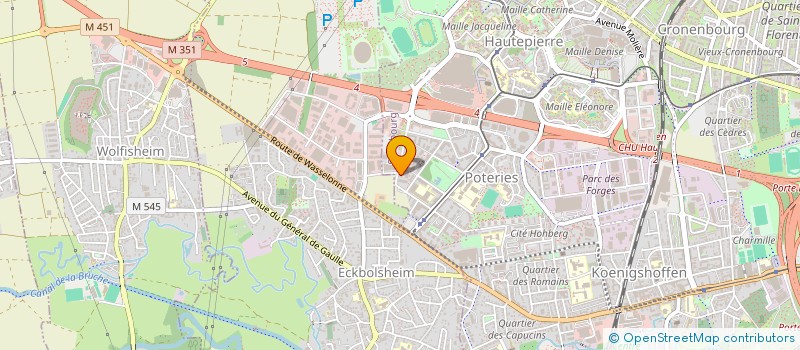 localisation de l'entreprise SAS MG ART à STRASBOURG