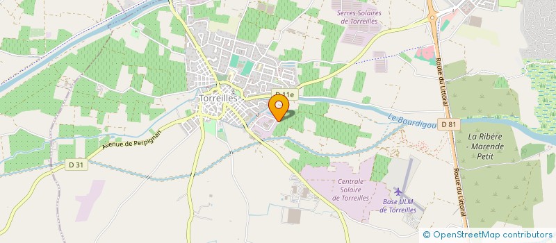 localisation de l'entreprise SAS MG GALDEANO PEINTURE  TORREILLES