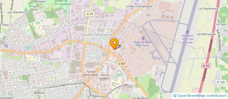 localisation de l'entreprise SAS MGAC  TOURS