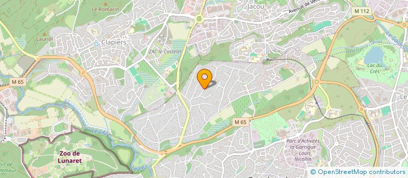 localisation de l'entreprise SAS MGV INVEST à CASTELNAU-LE-LEZ