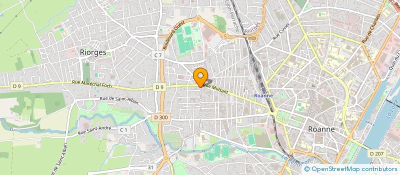 localisation de l'entreprise SAS MH FLASH'BAR à RIORGES