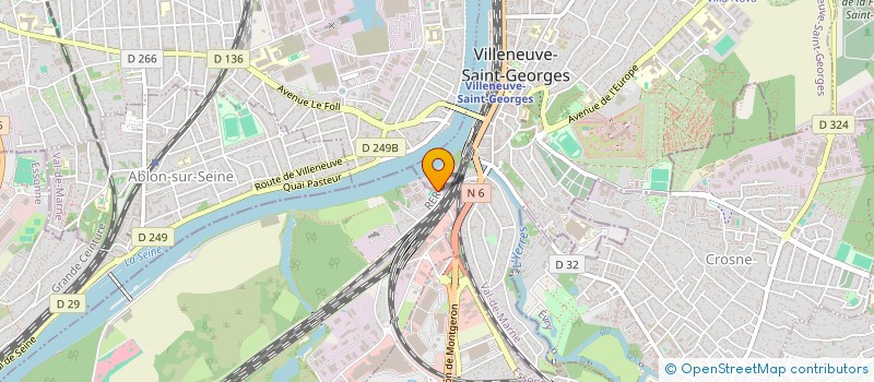 localisation de l'entreprise SAS MI à VILLENEUVE ST GEORGES