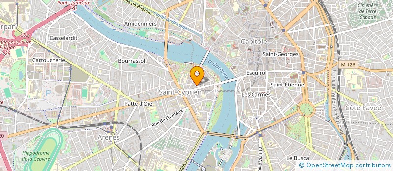 localisation de l'entreprise SAS MIBM à TOULOUSE