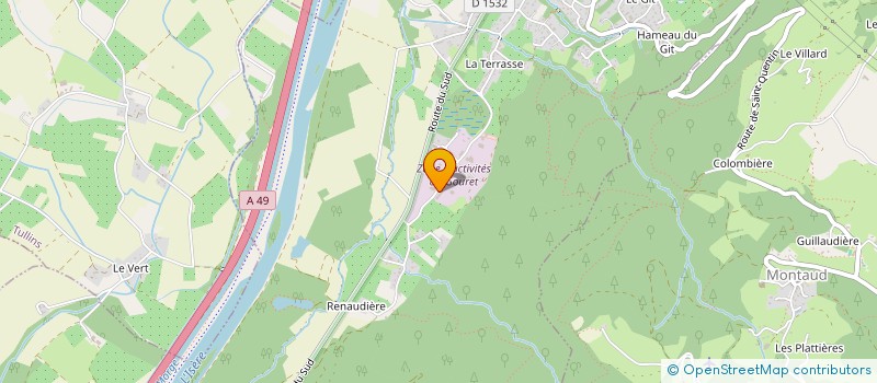 localisation de l'entreprise SAS-MIC  SAINT-QUENTIN-SUR-ISERE