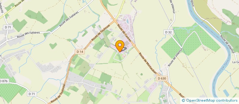 localisation de l'entreprise SAS MICHAUD  VILLEMUR-SUR-TARN