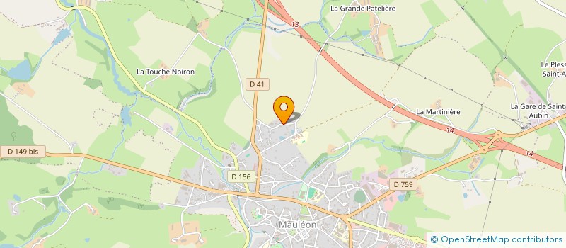 localisation de l'entreprise SAS MICHAUD  MAULEON