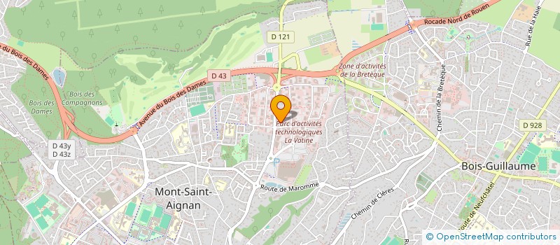 localisation de l'entreprise SAS MICRO-CRECHE DE LA VATINE à MONT-SAINT-AIGNAN