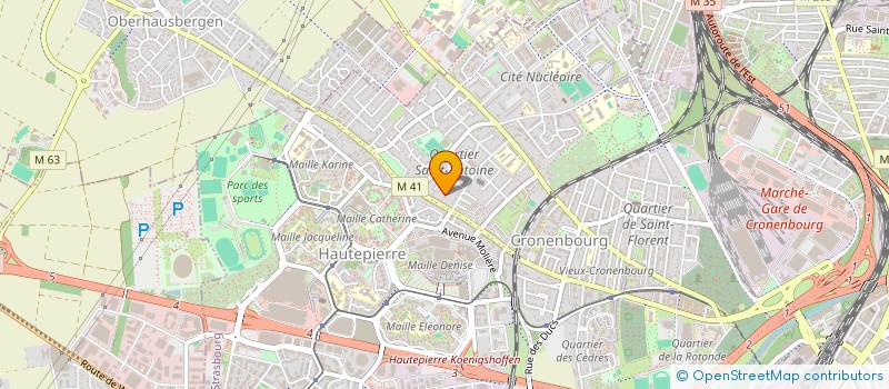 localisation de l'entreprise SAS MICRO-CRECHE LA MAISON D'ALICE à STRASBOURG