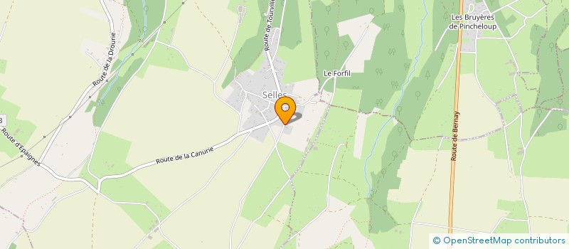 localisation de l'entreprise SAS MIDEP  SELLES