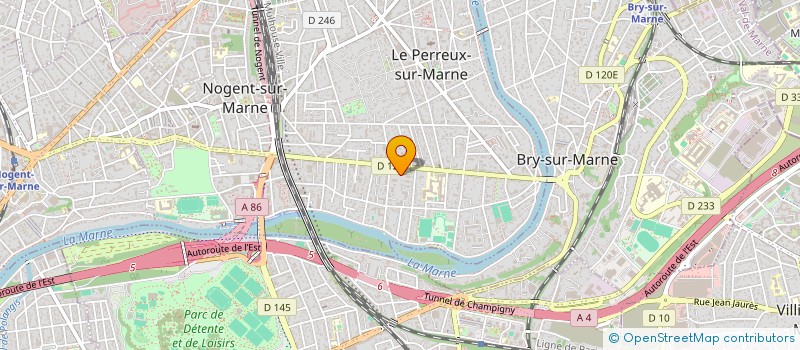 localisation de l'entreprise SAS MILADY  LE PERREUX-SUR-MARNE