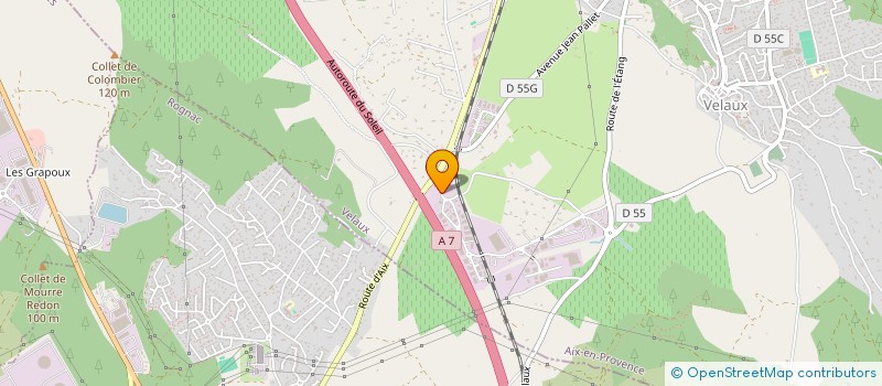 localisation de l'entreprise SAS MILANN à VELAUX