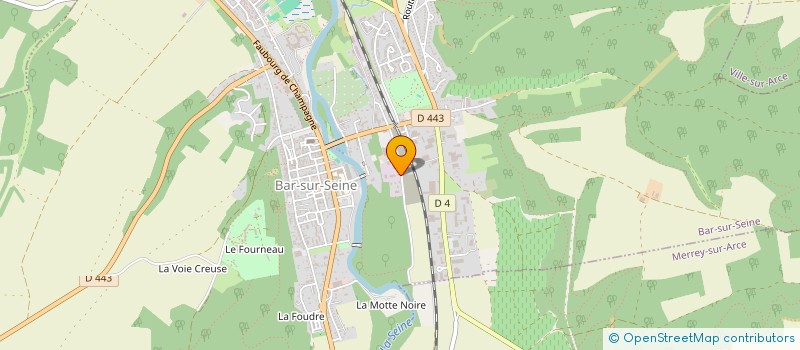 localisation de l'entreprise SAS MILESI à BAR-SUR-SEINE