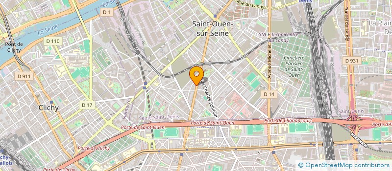 localisation de l'entreprise SAS MILLAN à SAINT-OUEN-SUR-SEINE