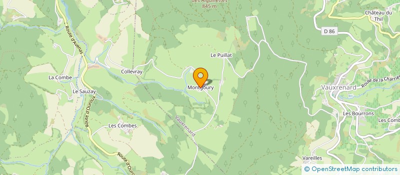 localisation de l'entreprise SAS MILLENIUM  VAUXRENARD