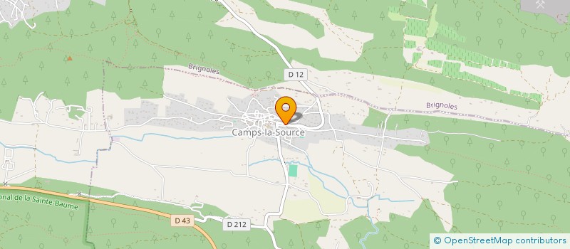 localisation de l'entreprise SAS MIMI  CAMPS-LA-SOURCE