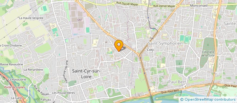 localisation de l'entreprise SAS MINE  SAINT-CYR-SUR-LOIRE