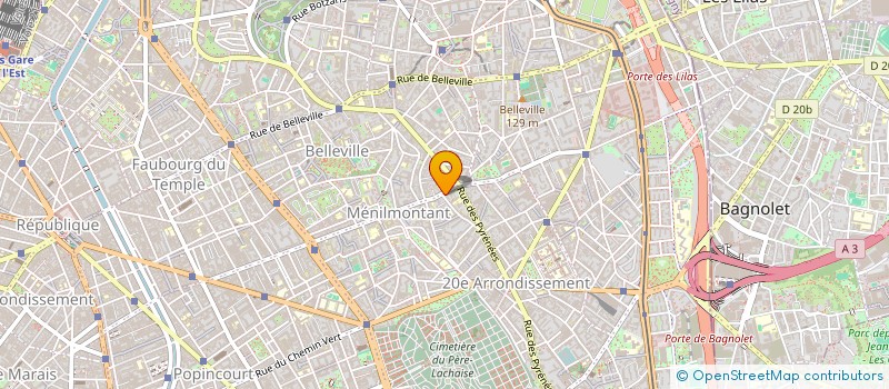 localisation de l'entreprise SAS MINGWAY à PANTIN