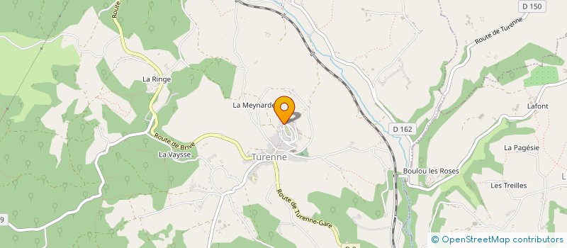 localisation de l'entreprise SAS MINTAKA  TURENNE