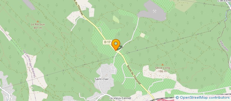 localisation de l'entreprise SAS MIOLAN PROVENCE  LE CANNET-DES-MAURES