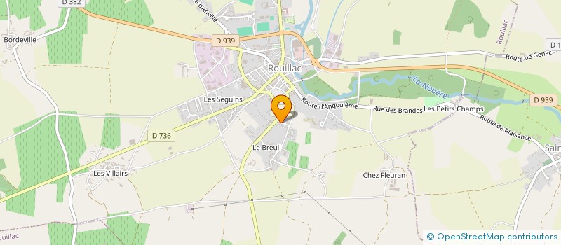 localisation de l'entreprise SAS MIRABELLE à GENAC-BIGNAC