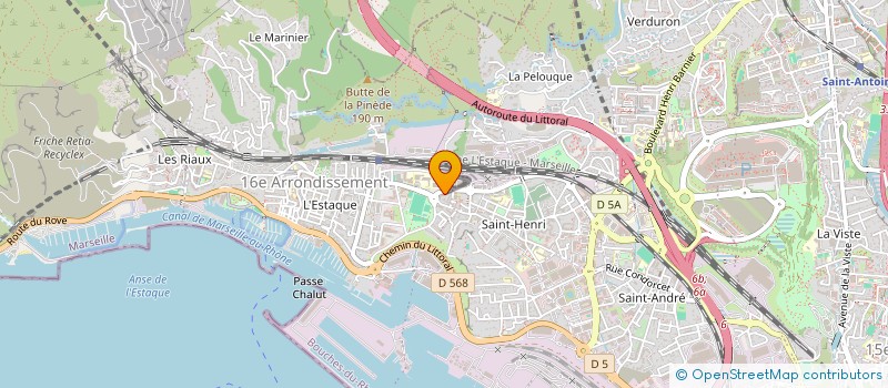 localisation de l'entreprise SAS MJ TRANSPORT à MARSEILLE