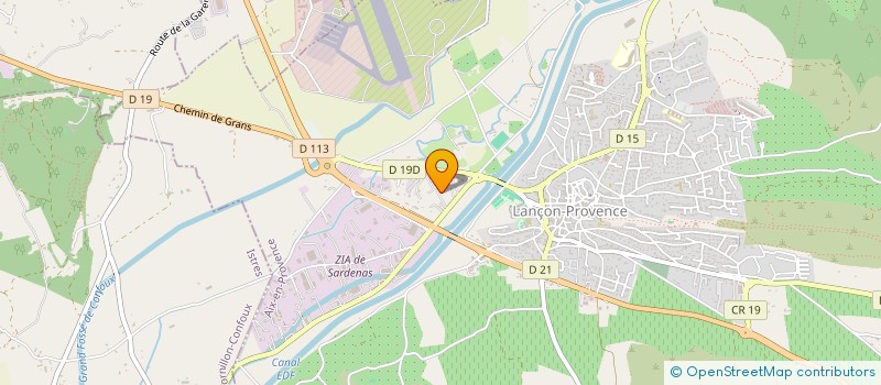 localisation de l'entreprise SAS MJCS  LANCON-PROVENCE