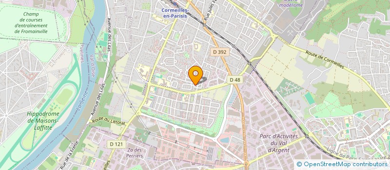 localisation de l'entreprise SAS MJVTC  CORMEILLES-EN-PARISIS