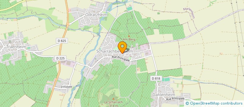 localisation de l'entreprise SAS MK  SCHARRACHBERGHEIM-IRMSTETT