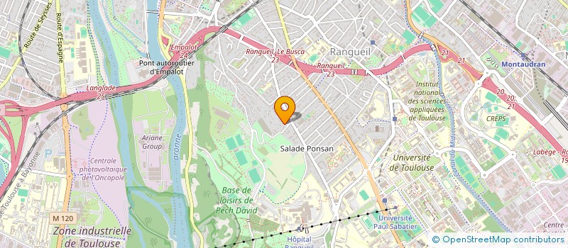 localisation de l'entreprise SAS MKE  TOULOUSE