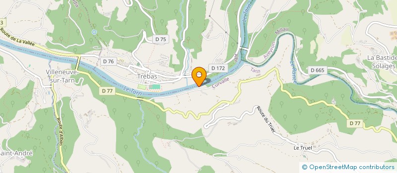 localisation de l'entreprise SAS MKF  CURVALLE