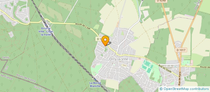localisation de l'entreprise SAS MKG  ORRY-LA-VILLE