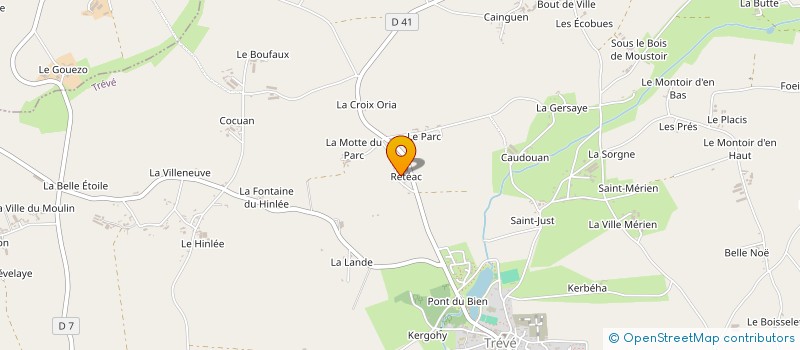 localisation de l'entreprise SAS MLTR  TREVE