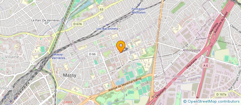 localisation de l'entreprise SAS MMA SANTE à MASSY
