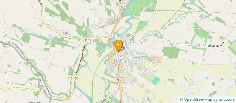 localisation de l'entreprise SAS MMEDIA  ASTAFFORT