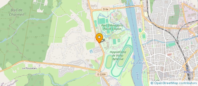 localisation de l'entreprise SAS MNKH  BELLERIVE-SUR-ALLIER