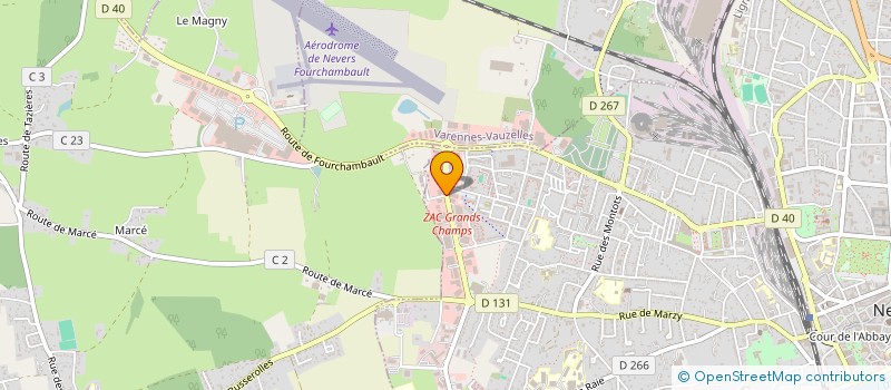 localisation de l'entreprise SAS MOBIDOC à NEVERS